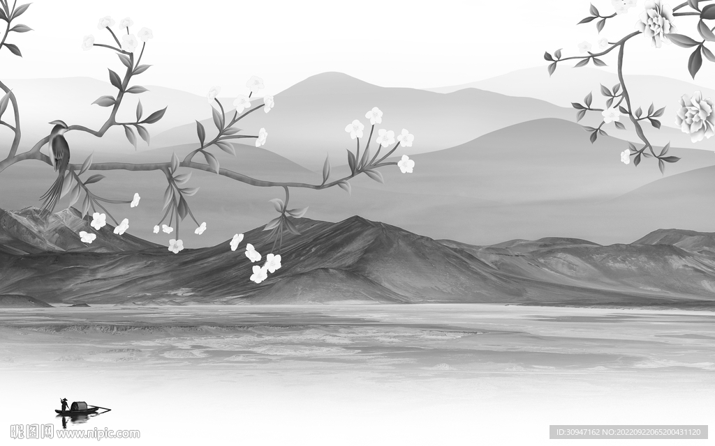 最新意境人气山水 TiF分层