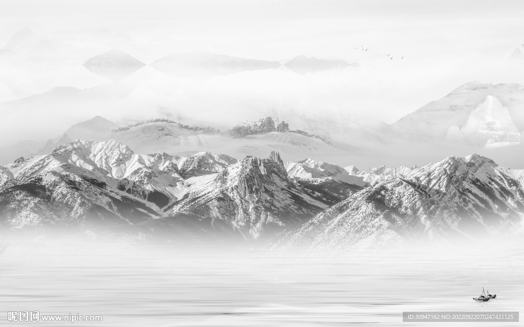 大气意境人气山水 TiF分层