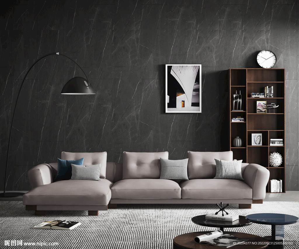 高清北欧轻奢家居场景