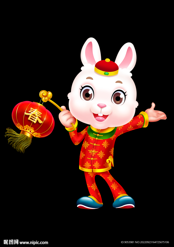 2023兔年卡通兔子