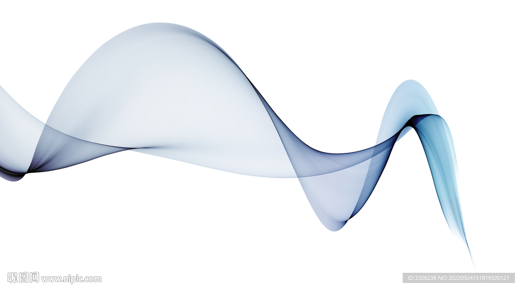 免扣线条素材创意蓝色线条