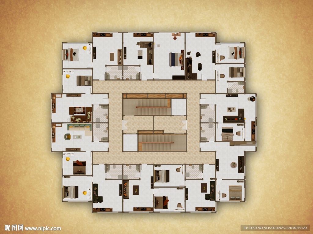 中医馆一层布置图