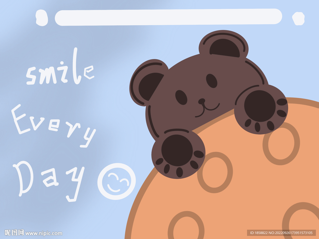 卡通 小熊 平面