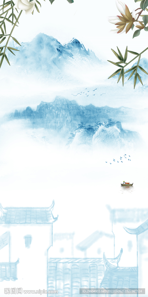 意境 中式现代玄关 TIf分层