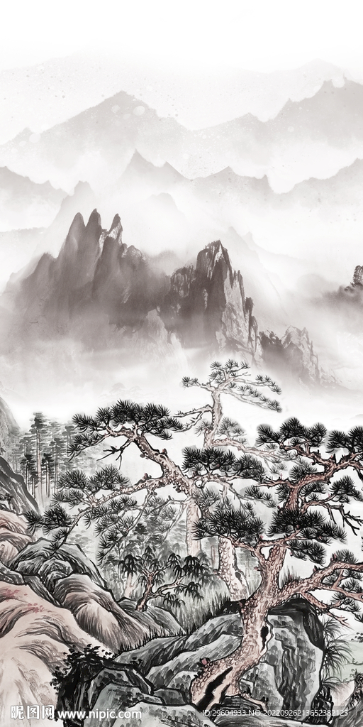 爆款中式现代玄关 TIf分层