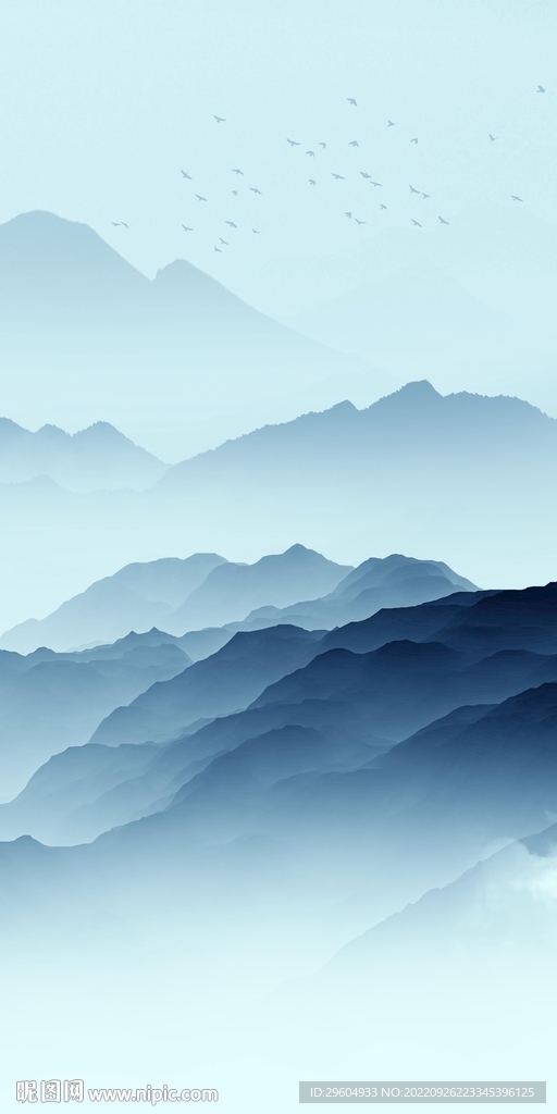 大气 现代山水玄关 TIf分层