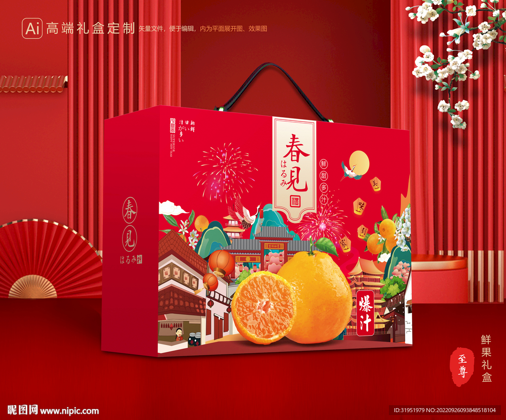 耙耙柑包装 水果礼盒