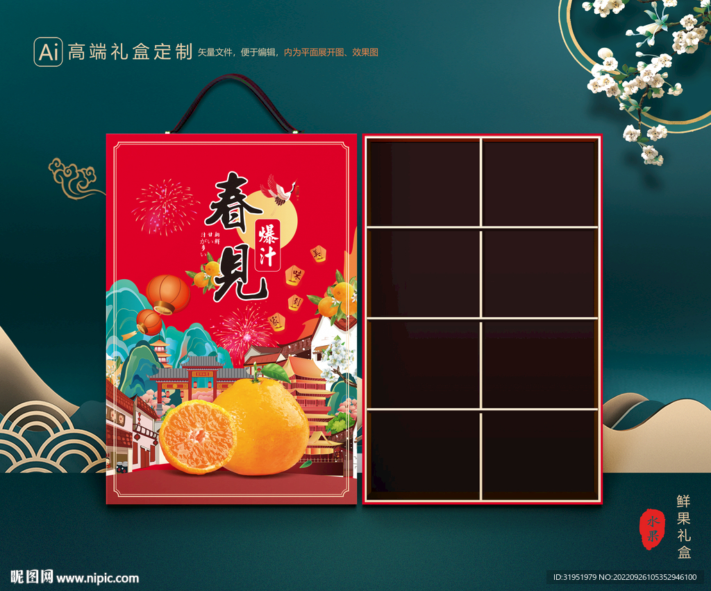 耙耙柑包装 水果礼盒