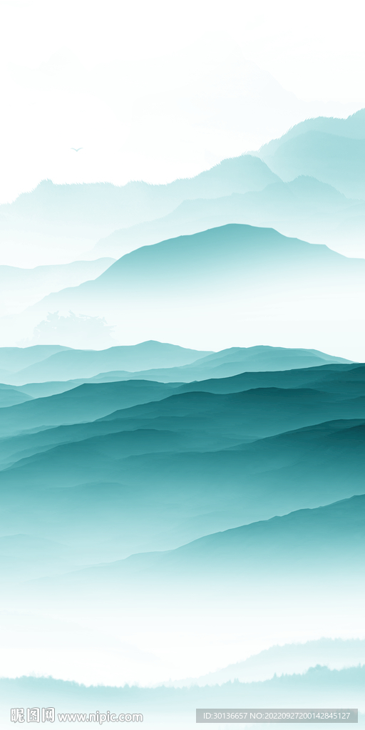 高档 现代玄关山水 tiF分层