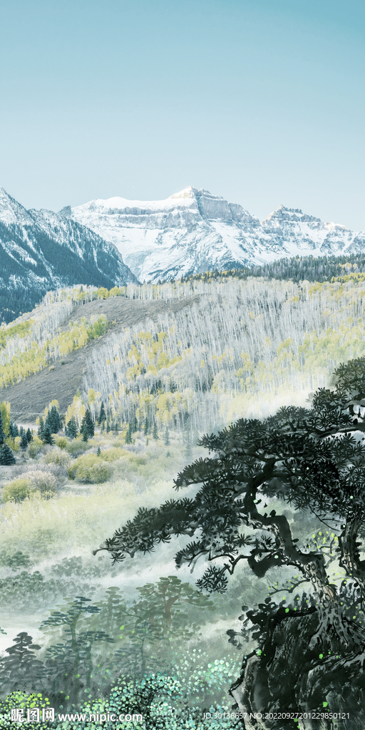 最新品玄关山水 TiF分层