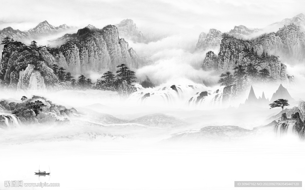 新品新上架山水画 TiF分层