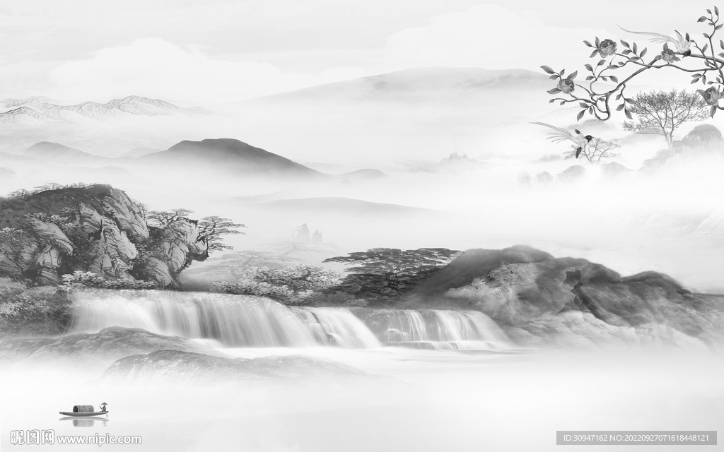 人气新上架山水画 TiF分层