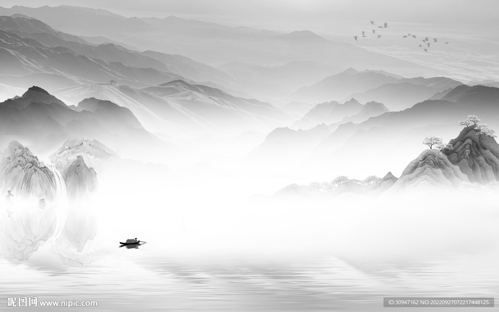 高端新上架山水画 TiF分层