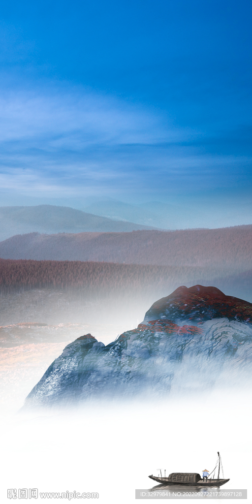 简约 最新山水玄关 tIf分层