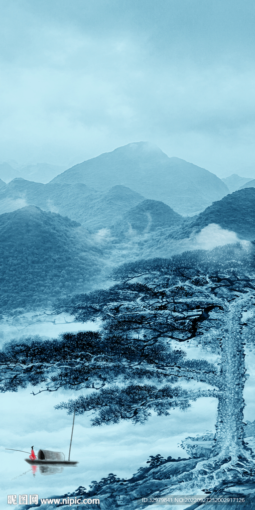 最新玄关新款山水 TIf分层