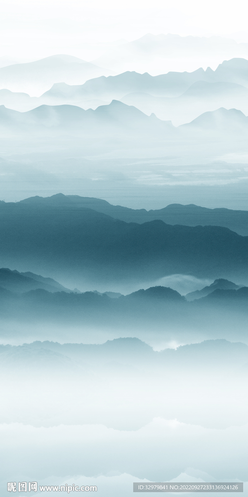 新上架玄关中式山水 TIf分层