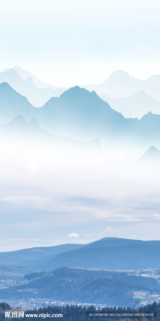 人气新品玄关山水 Tif分层