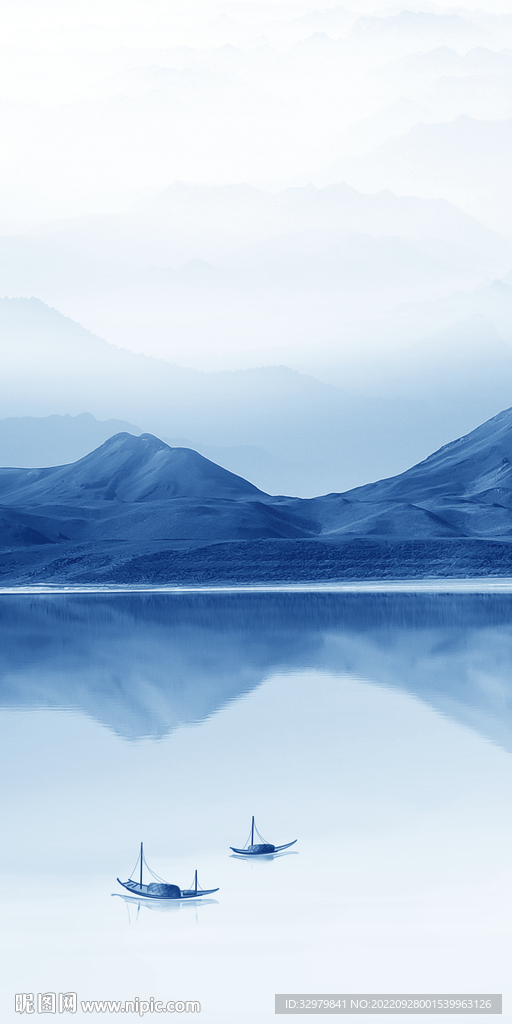 高清 玄关新款山水 TIf分层