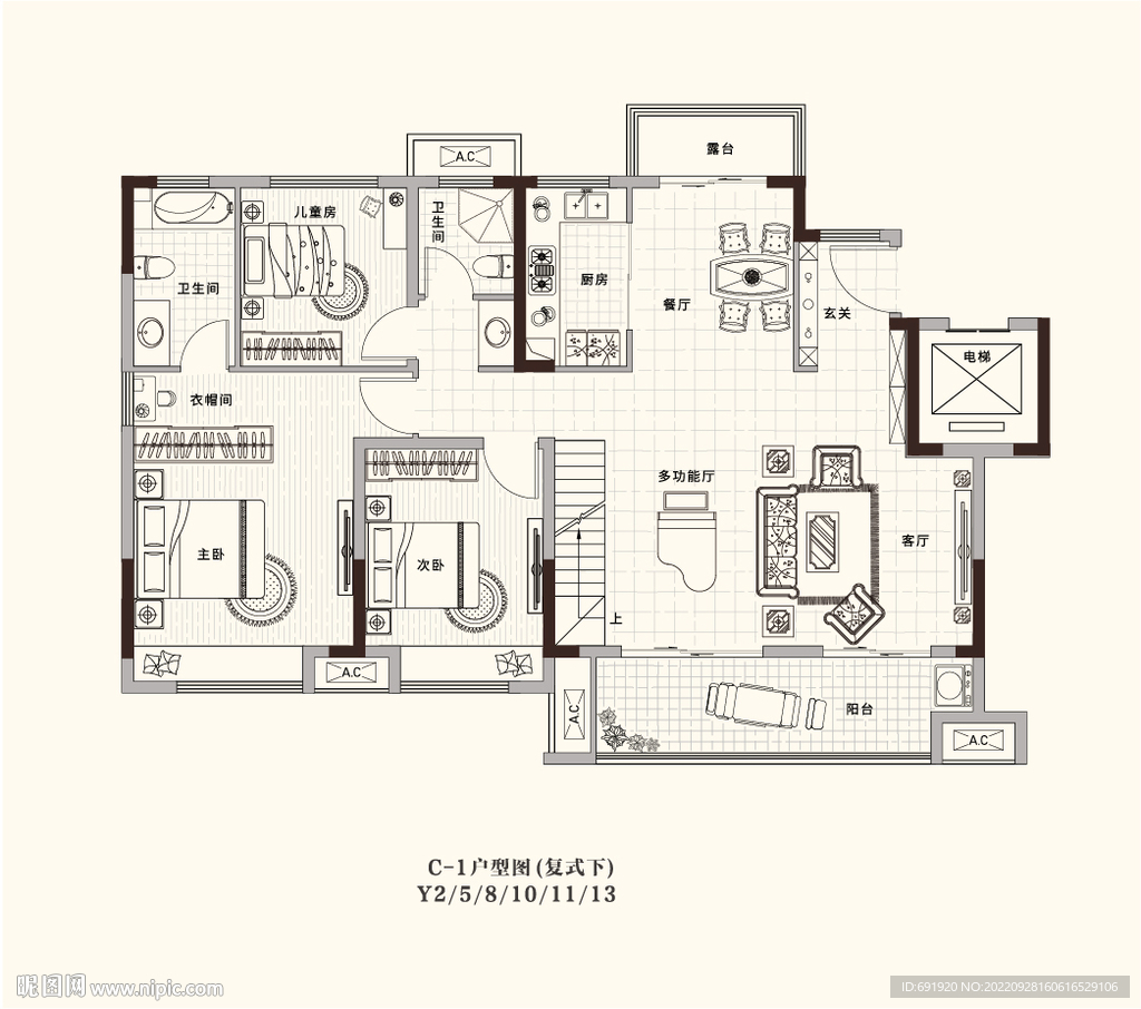户型图 家配图 彩平图 