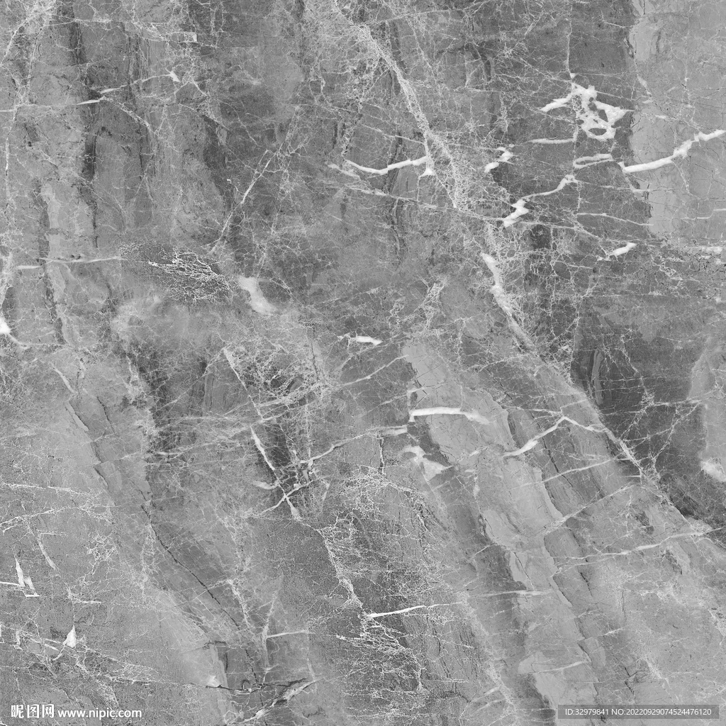 灰色天然清晰石材 TiF合层