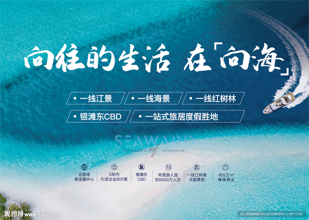 房地产向往的生活主视觉设计