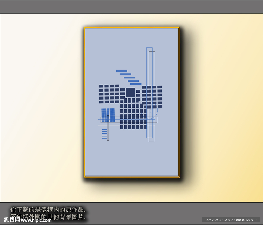 欧式黑白风格抽象装饰画