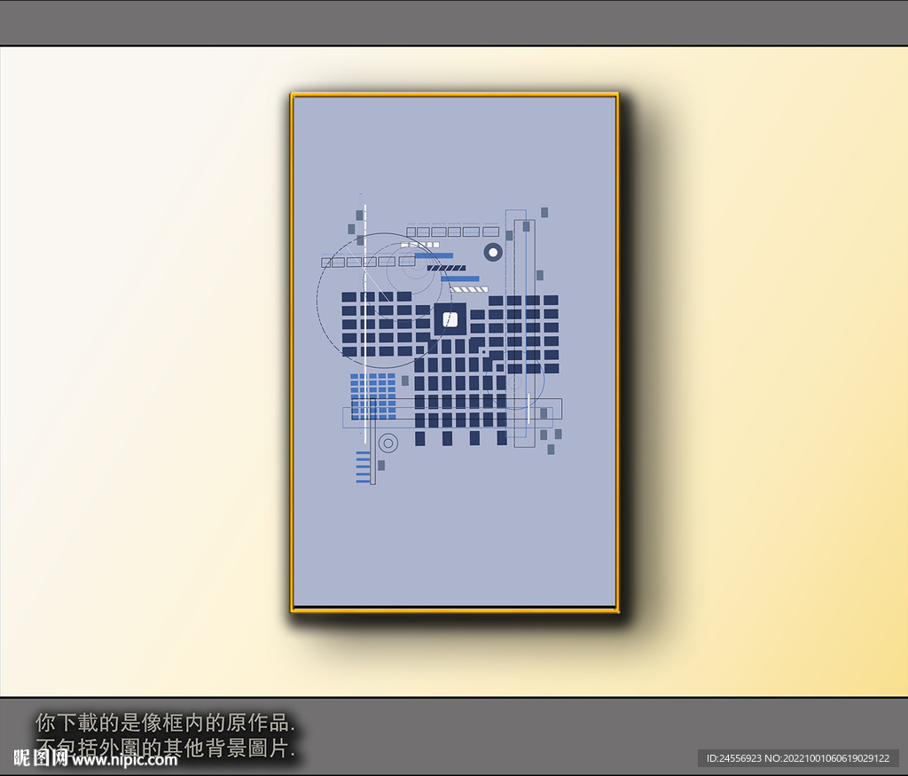 欧式黑白风格抽象装饰画