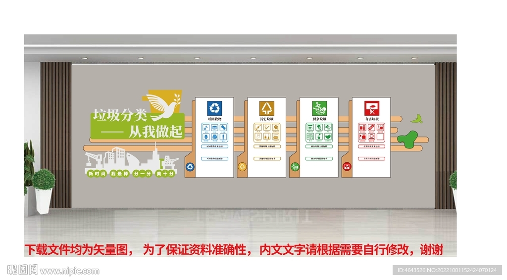 垃圾分类文化墙