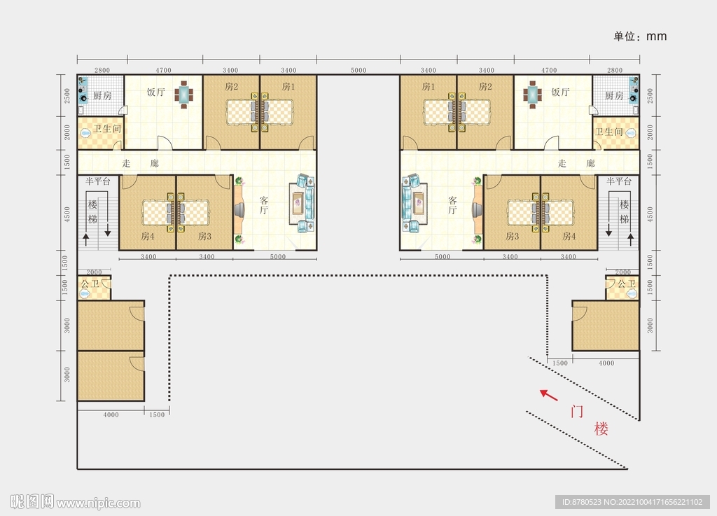 地产房屋户型图
