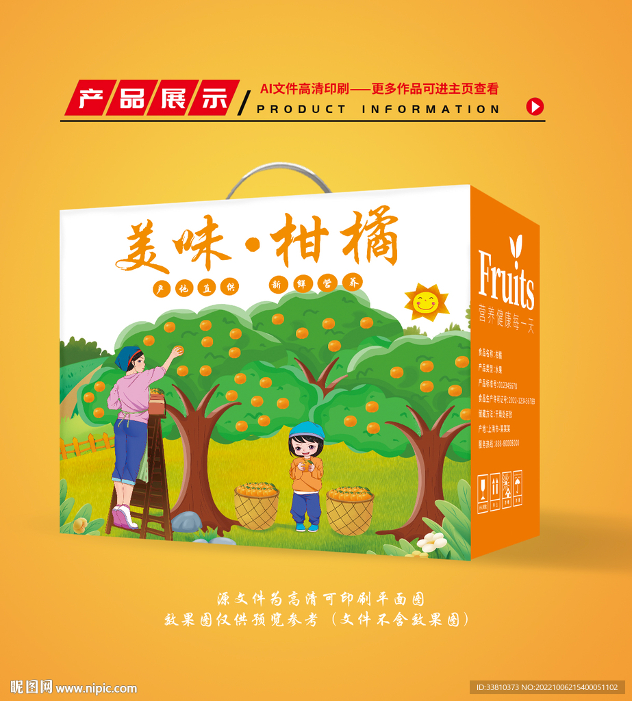 橘子包装 柑橘礼盒