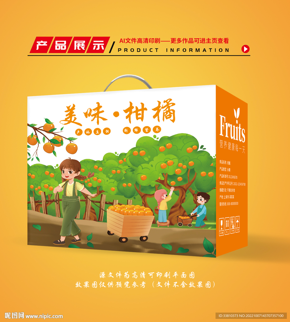 橘子包装 柑橘礼盒