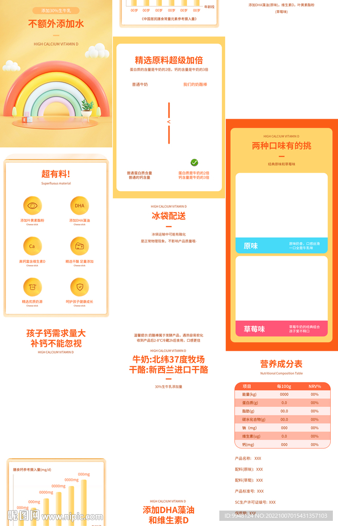 奶酪芝士棒棒糖宝贝详情页描述
