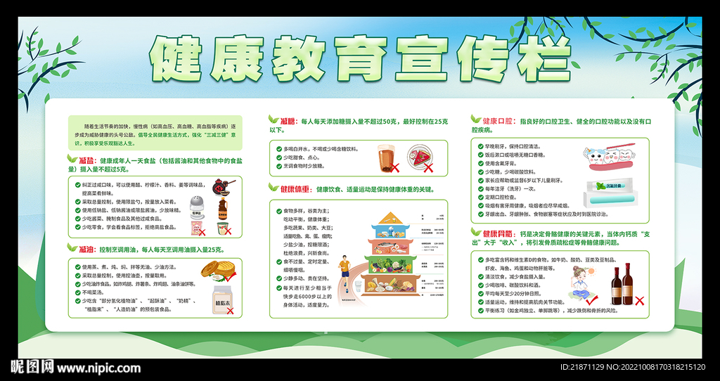 健康教育宣传栏