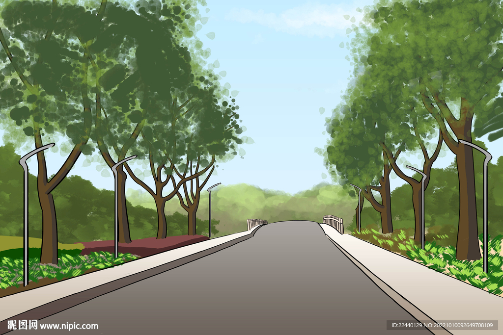 昆山森林公园道路