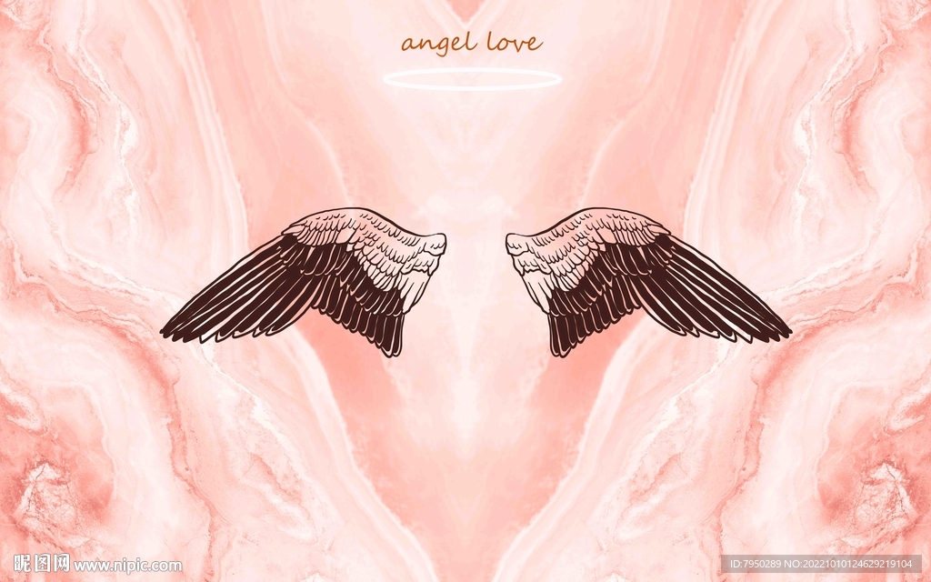 网红翅膀直播背景墙