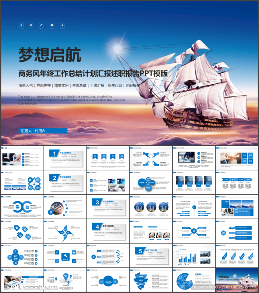 工作汇报工作总结PPT