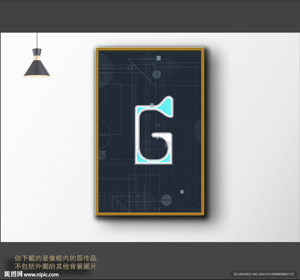 古典色块抽象画