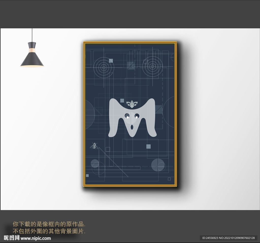 罗马古典色块抽象画