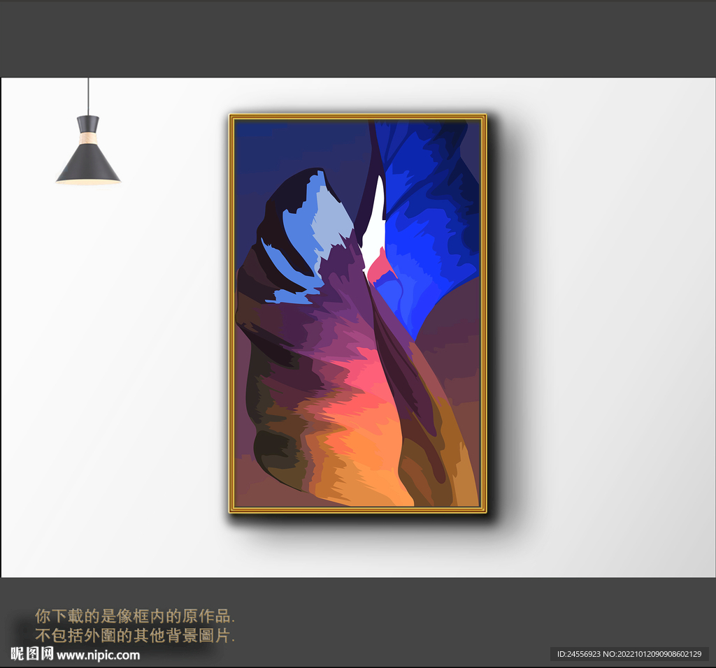 罗马古典色块抽象画