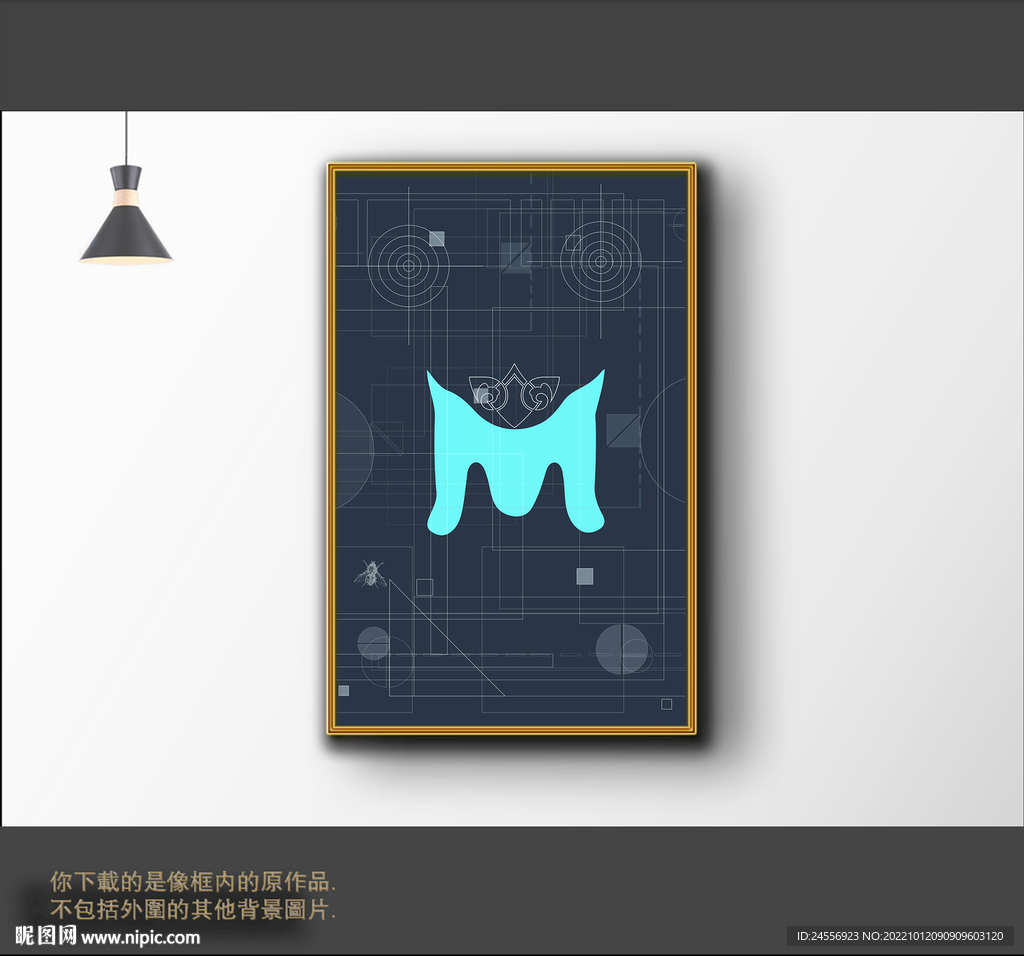 罗马古典色块抽象画