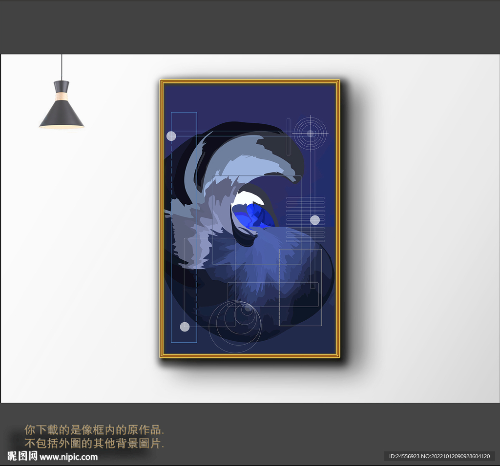 罗马古典色块抽象画