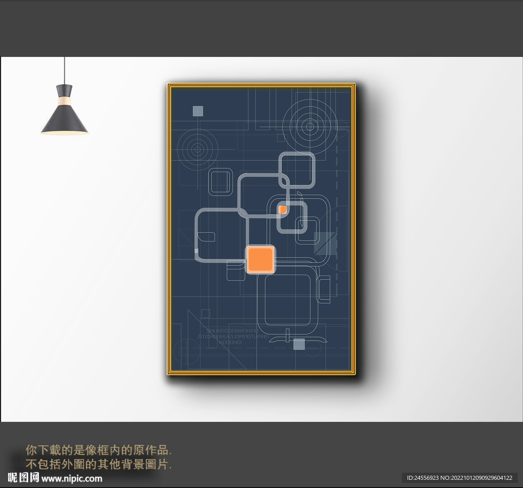 罗马古典色块抽象画