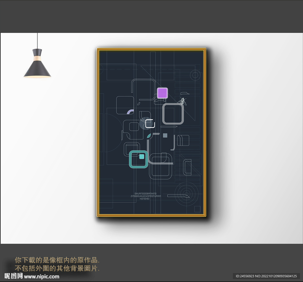 罗马古典色块抽象画