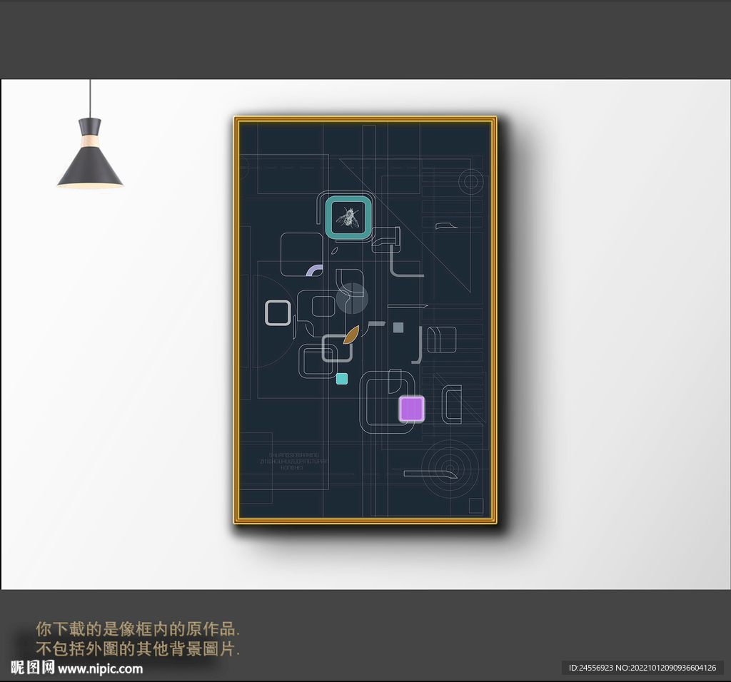 罗马古典色块抽象画