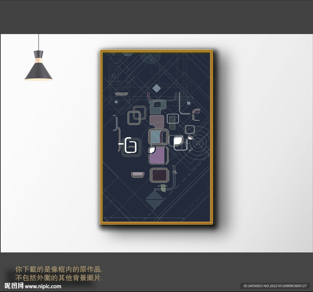罗马古典色块抽象画