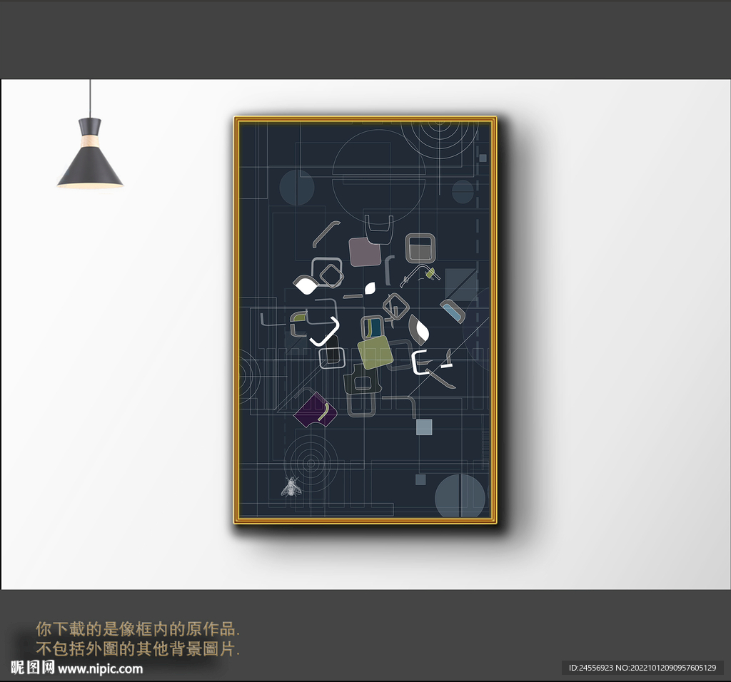 罗马古典色块抽象画