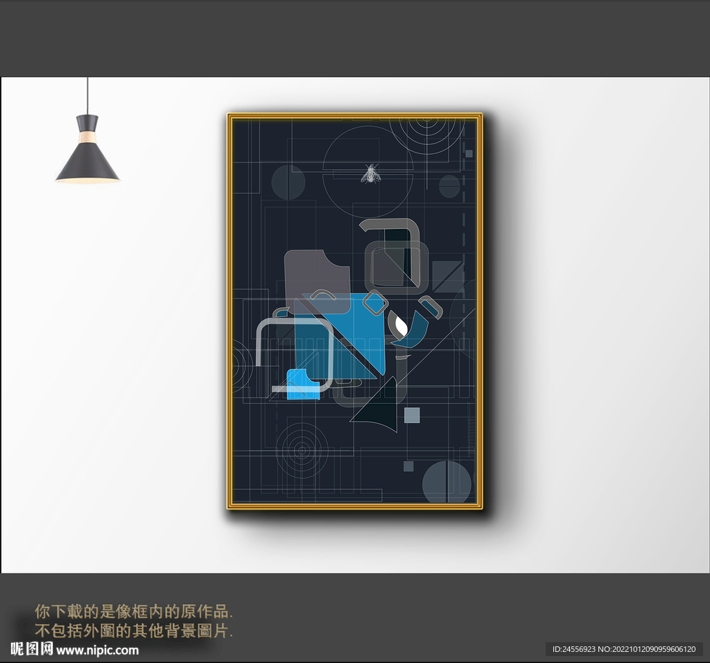 罗马古典色块抽象画