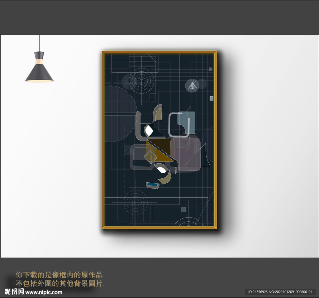 罗马古典色块抽象画