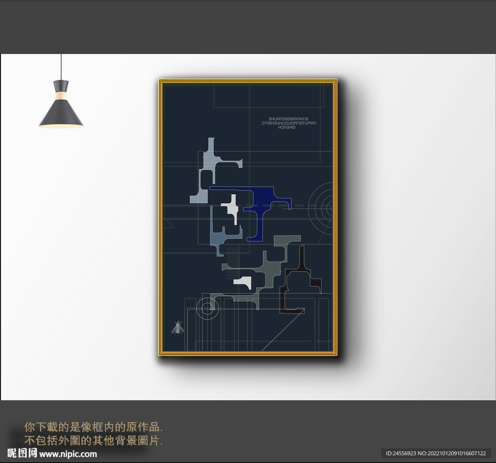罗马古典色块抽象画