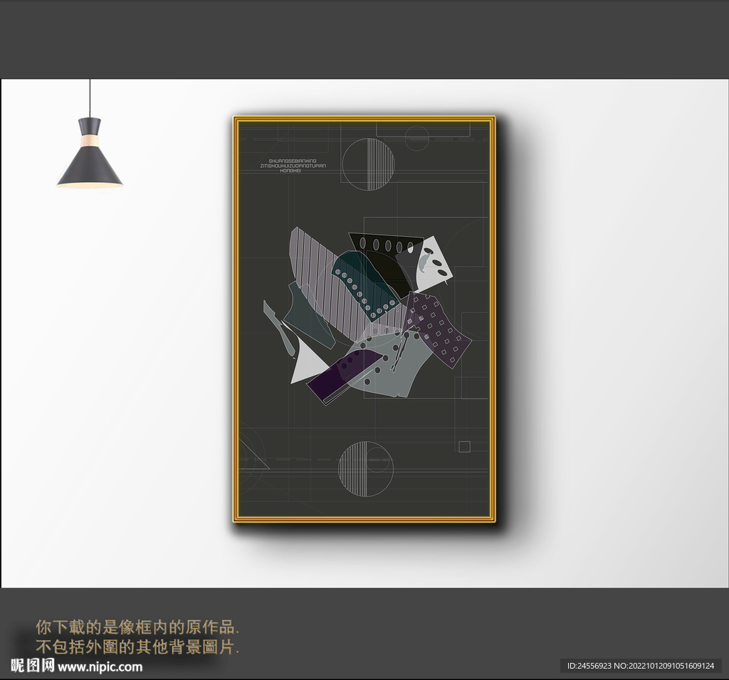 罗马古典色块抽象画